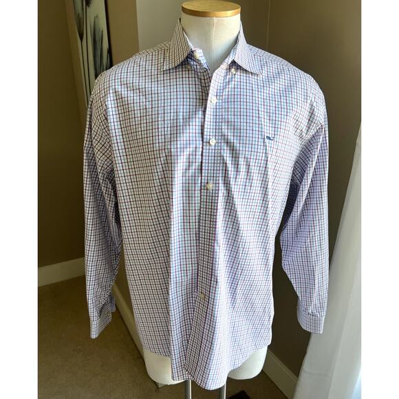 Vineyard Vines plaid buttondown shirt size XL - Picture 3 of 6